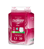 Подгузники-трусы для взрослых Dr. Skipp Light L (Размер 3, 100-145 см.) 20 шт.