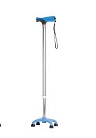 Трость для ходьбы 4-х опорная AR-017 Armedical (цвет серебро)